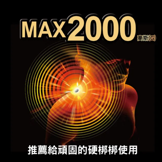 【易利氣】磁力貼 大範圍型 2000高斯(12粒/盒_共三盒)