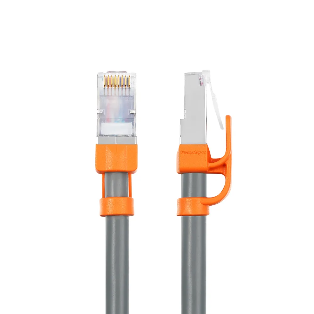 【PowerSync 群加】CAT.8 40Gbps 抗搖擺超高速網路線/圓線/灰色/5m(L8ER8050)