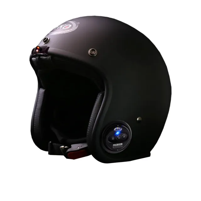 【X-BIKE】限時體驗價-單行車紀錄功能 台灣製 隱裝式FHD極廣角復古安全帽(含鏡片、電池、充電器、記憶卡)