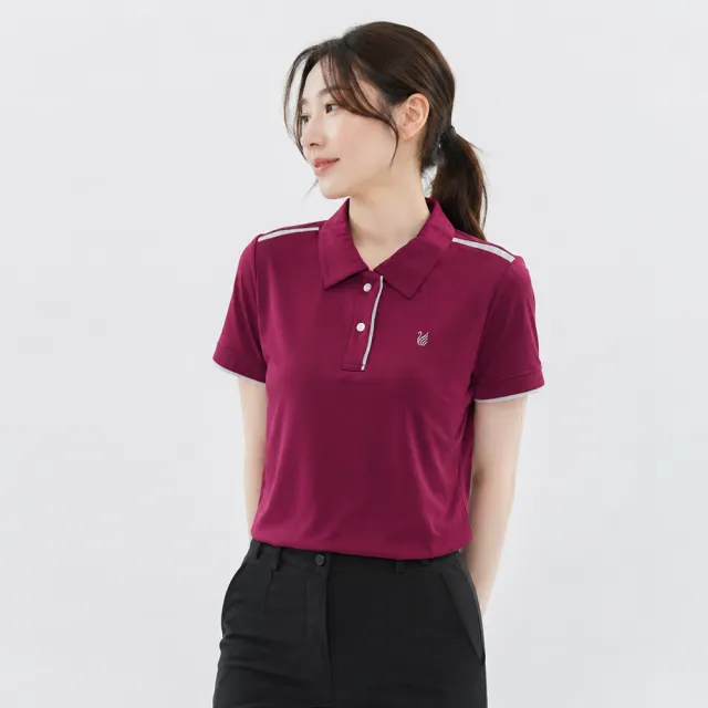 【遊遍天下】MIT台灣製女款抗UV吸濕排汗短袖POLO衫 多色多款 (M-5L 大尺碼)