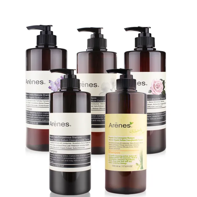 【Arenes】全系列單瓶組 植萃香氛洗髮沐浴500ml(洗髮精/沐浴露/控油沁涼/保濕修復/舒敏調理)