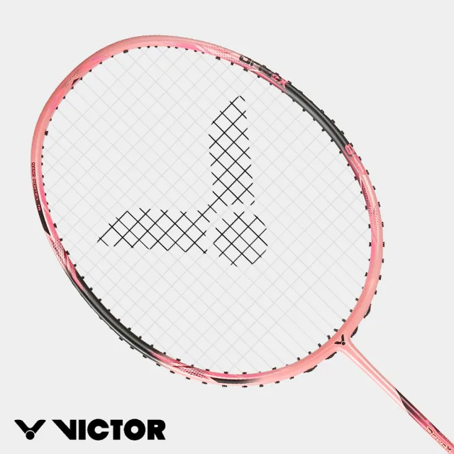 VICTOR 勝利體育】DriveX 馭羽球拍4U(DX-8SP I 鮭粉色) - momo購物網