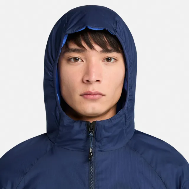 【Timberland】男款深藍色防潑水羽絨保暖外套(A6A57451)