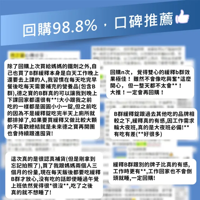 【Doppelherz 德之寶】全日B群EX緩釋錠45錠x3盒(德國雙心)