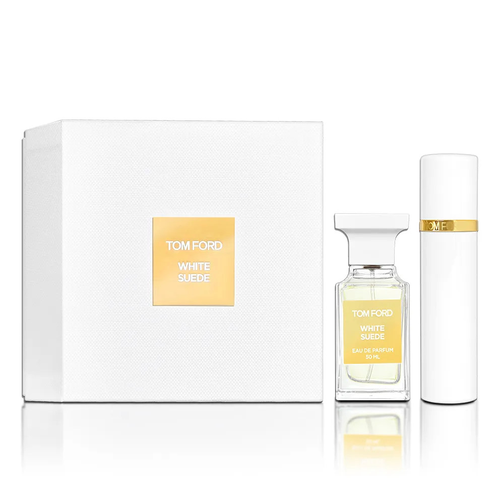 TOM FORD】White Suede 私人調香系列-經典白麝香淡香精50ml禮盒(淡香精