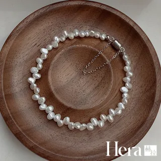 【HERA 赫拉】巴洛克異形淡水珍珠磁吸扣手鍊 H115051403(巴洛克 異形 淡水 珍珠 磁吸扣 手鍊)