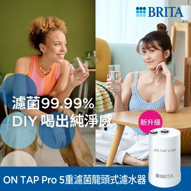 【BRITA】官方直營 ON TAP 5重濾菌龍頭式濾芯(6入裝)