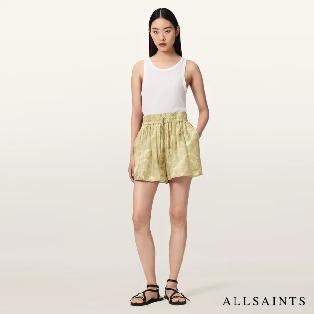 【ALLSAINTS】ISLA 高腰印花短褲 W071TE(寬鬆版型)