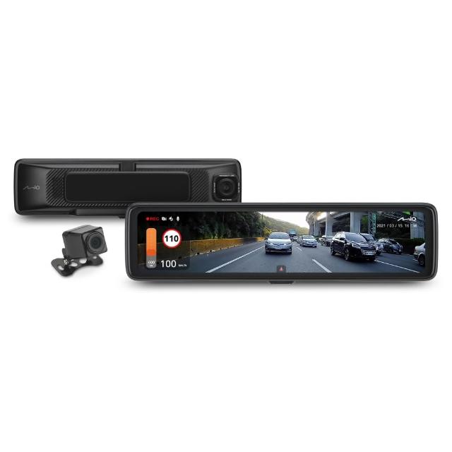 【Mio】含安裝限定車型 MiVue R850D (後鏡頭車外版)星光級HDR數位防眩 WIFI GPS 後視鏡型行車記錄器