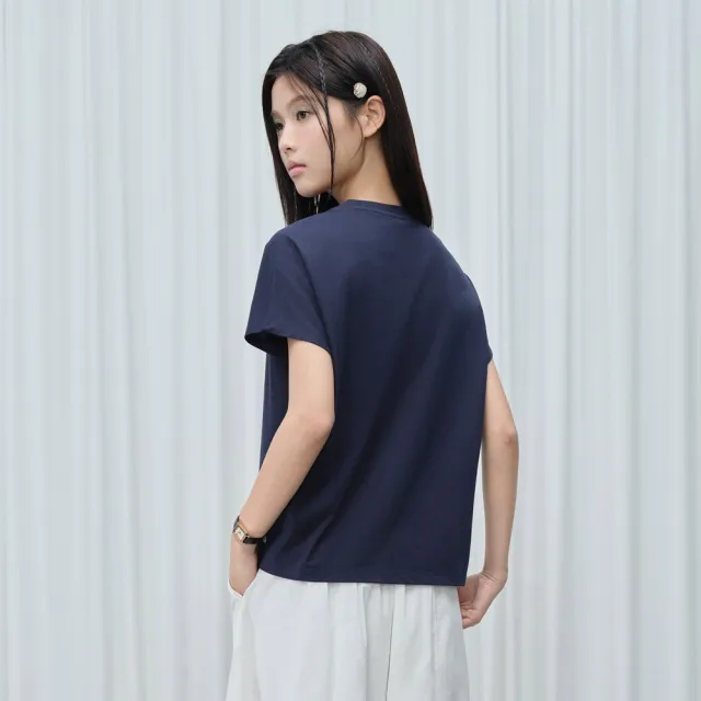 【GIORDANO 佐丹奴】女裝機能涼感抗菌圓領短袖T恤(多色任選)