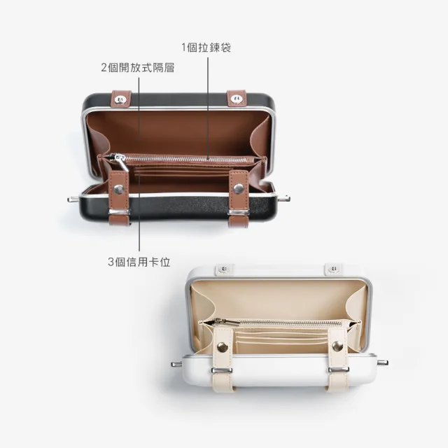【Arlink】L06 鋁框硬殼斜背包(後背包/斜背包/肩背包/側背包/手拿包/包包)