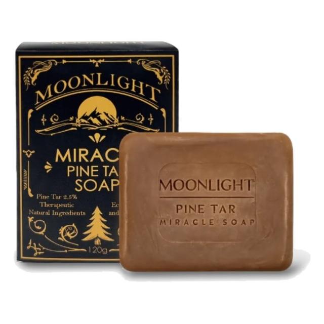 【Moonlight 莯光】松焦油奇蹟護膚皂 120g(獨門2.5%松焦油)