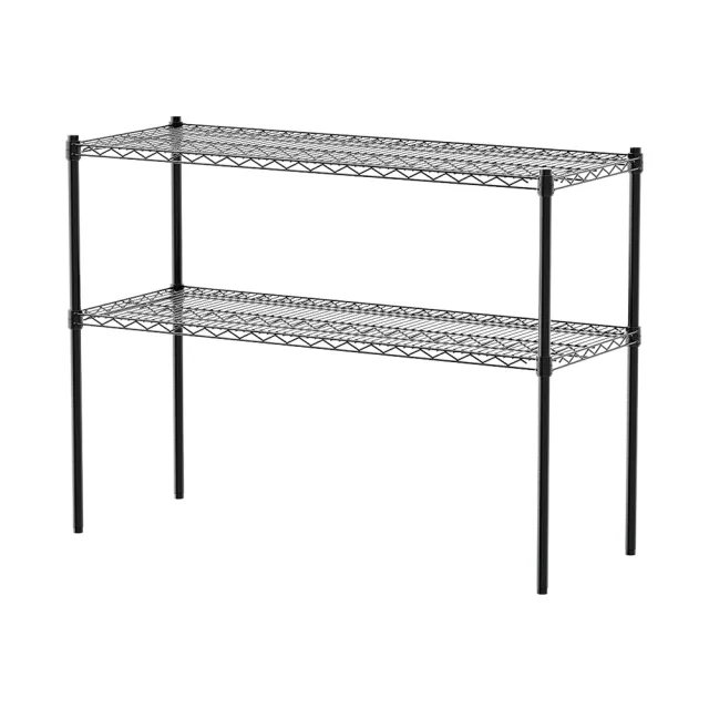 【dayneeds 日需百備】荷重型 120x45x90公分烤漆二層架(鐵力士架/收納層架/層架/鐵架)