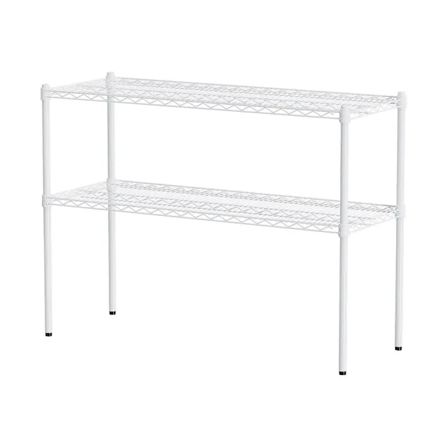【dayneeds 日需百備】荷重型 120x45x90公分烤漆二層架(鐵力士架/收納層架/層架/鐵架)