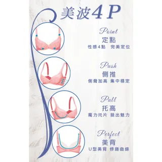 【Swear 思薇爾】撩波羽晶伶系列A-G罩蕾絲包覆內衣(夜櫻灰)