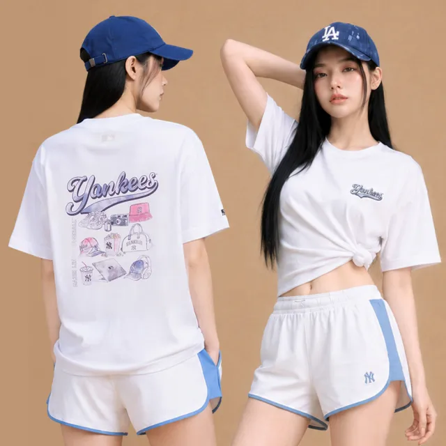 【MLB】短袖T恤 Lifestyle Graphics 紐約洋基隊 (3ATSN0163-50WHS)