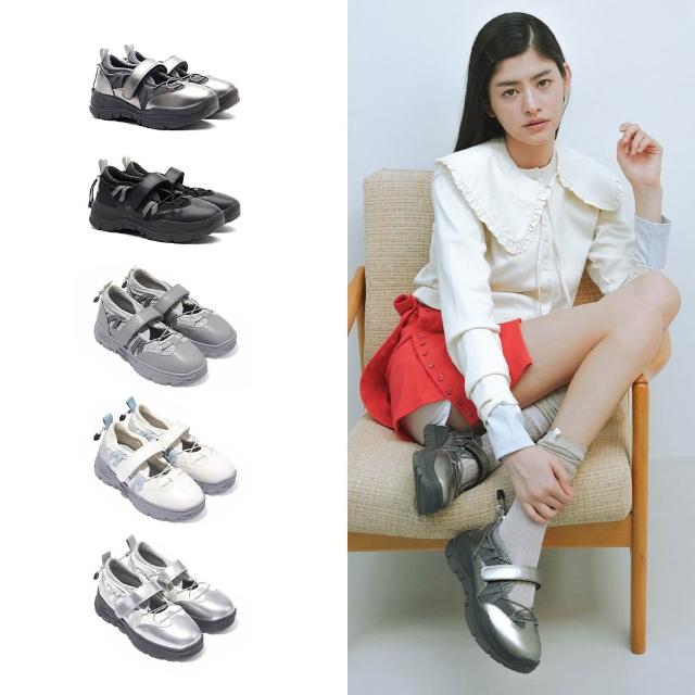【Rockfish Weatherwear】BRYN VELCRO SNEAKERS 網眼運動鞋 瑪莉珍 網布 輕盈 透氣 皮革 多色 女鞋