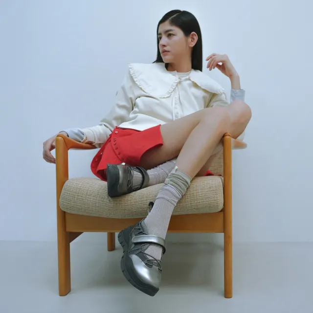 【Rockfish Weatherwear】BRYN VELCRO SNEAKERS 網眼運動鞋 瑪莉珍 網布 輕盈 透氣 皮革 多色 女鞋