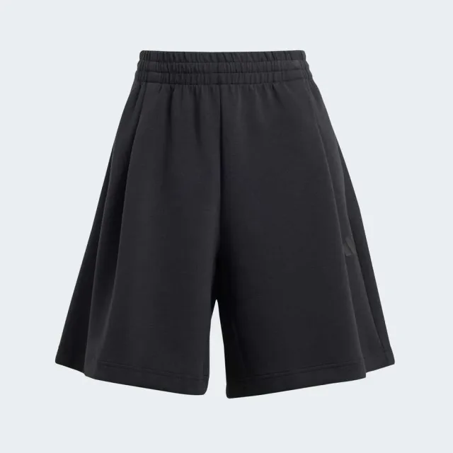 【adidas 愛迪達】W Sl Pl Sho 女 短褲 運動短褲 休閒短褲 黑 亞版 涼感(KE8838)