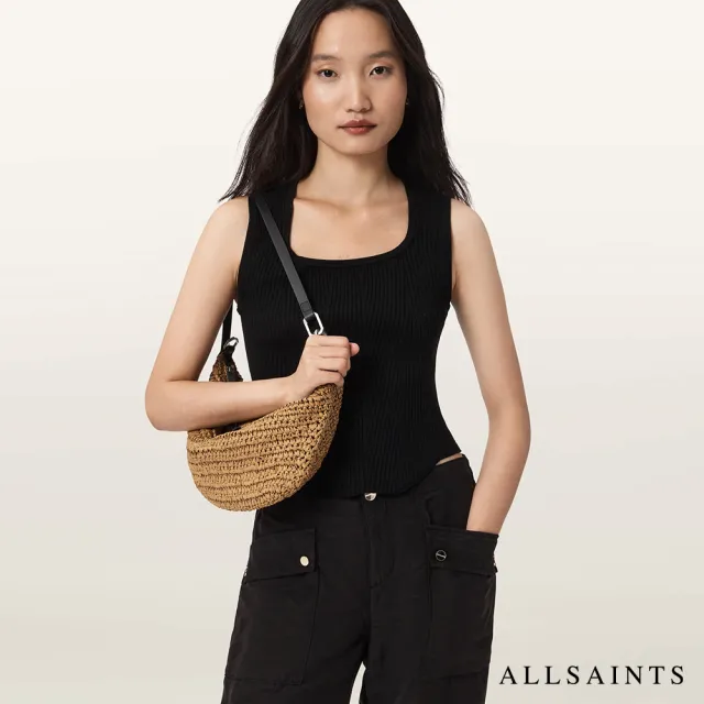 【ALLSAINTS】LUNA MICRO 編織肩背包 W159XE