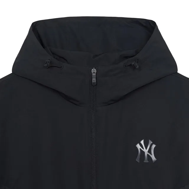 【MLB】機能防風外套 拼接老花暗紋 Monogram系列 紐約洋基隊 (3AWJM0763-50BKS)