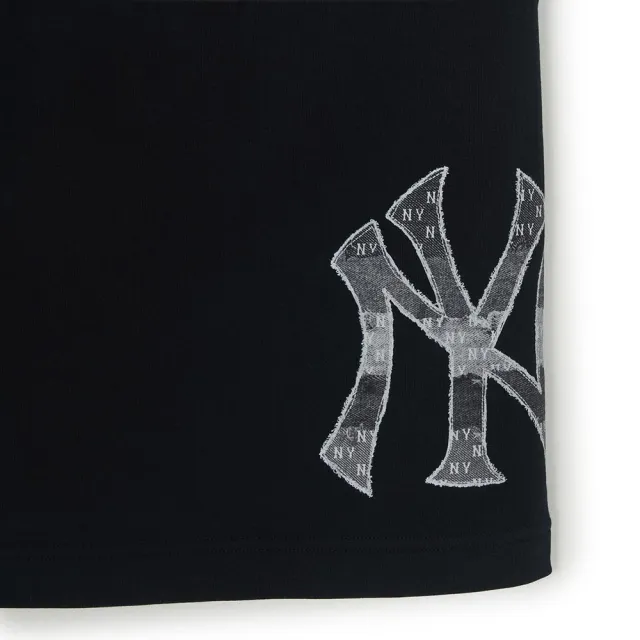 【MLB】運動休閒短褲 Monogram系列 紐約洋基隊 (3ASPM0263-50BKS)