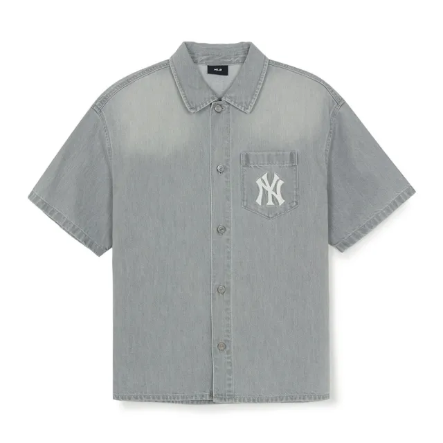 【MLB】短袖襯衫 紐約洋基隊 (3ADRB1063-50GRL)