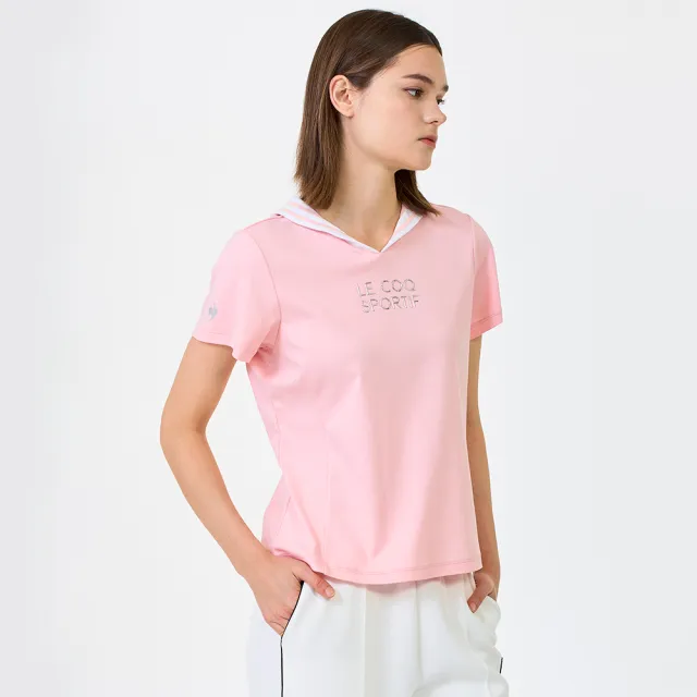 【LE COQ SPORTIF 公雞】短袖T恤 女款 3色 LWX22301