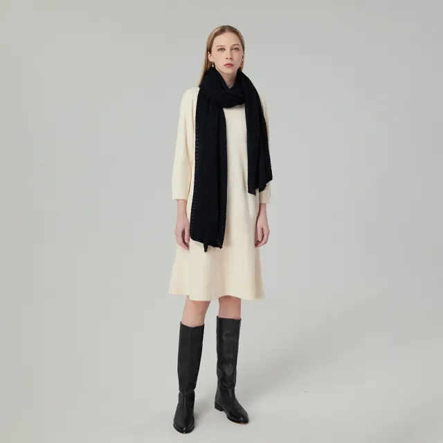【giordano ladies】波浪下擺針織連衣裙(02464526)