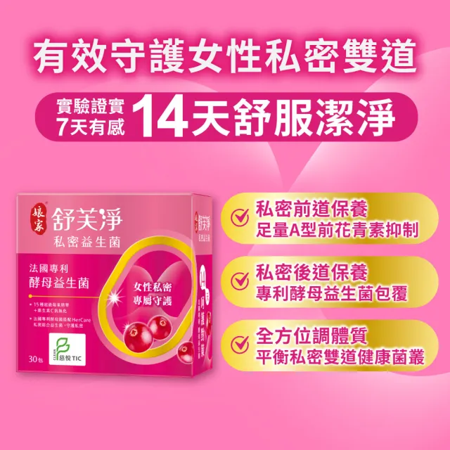 【娘家】舒芙淨私密益生菌(30包/盒.足量前花青素.蔓越莓益生菌)