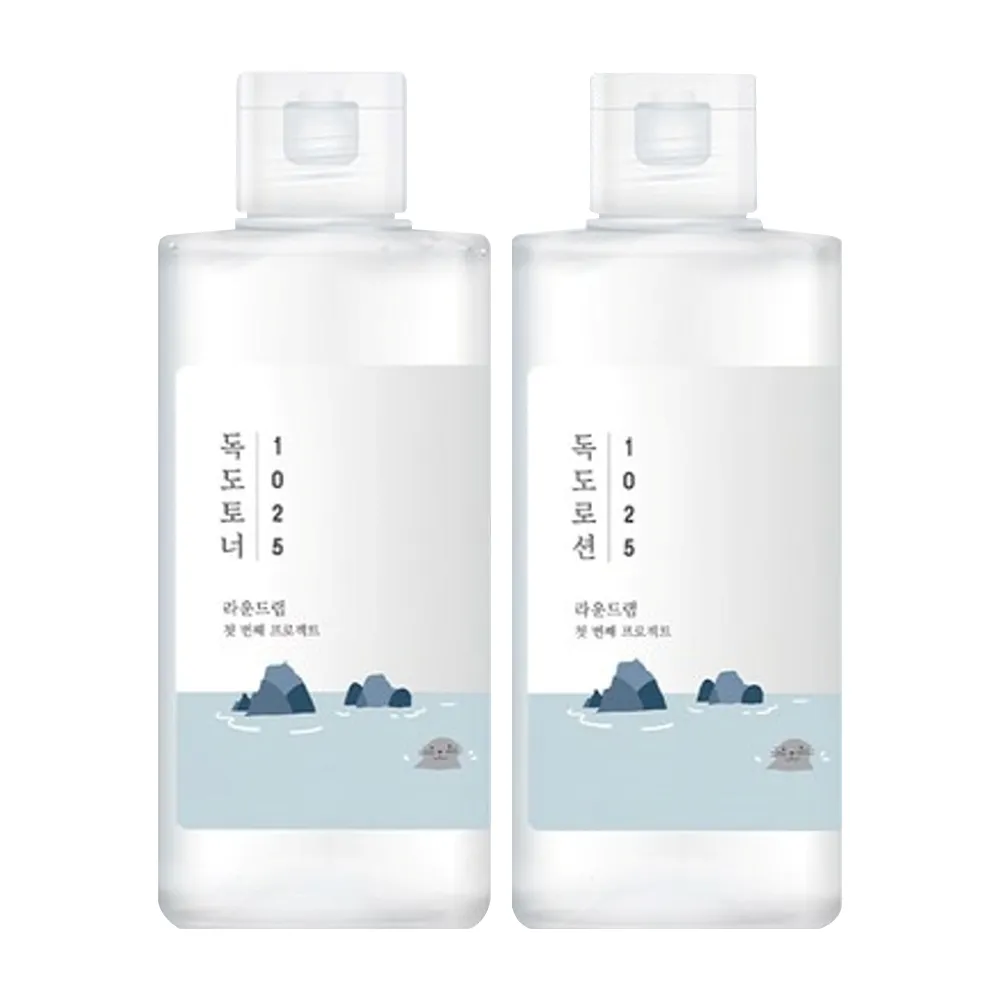 【roundlab】1025獨島保濕化妝水200ml+乳液200ml套組