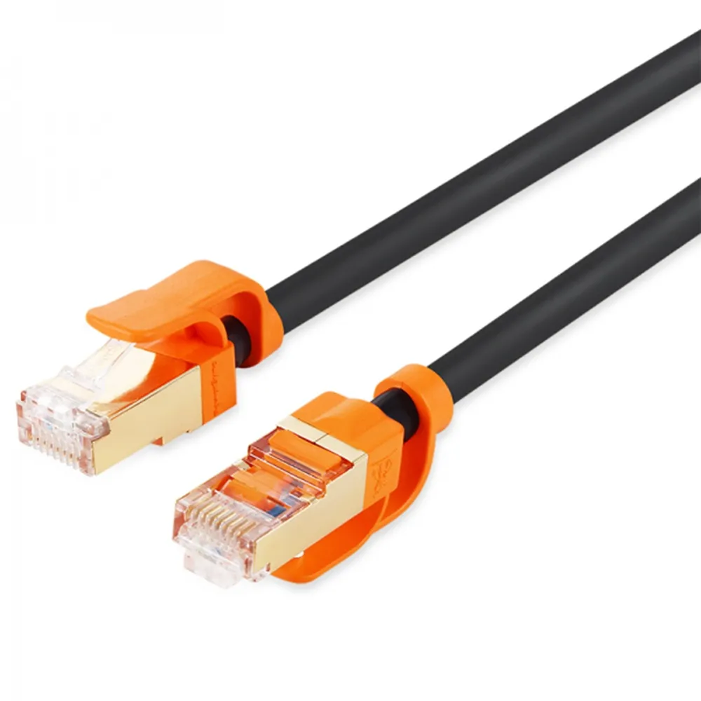【PowerSync 群加】Cat7 耐搖擺抗彎折 超高速網路線 圓線 / 5m 黑色(CLN7VAR0050A)