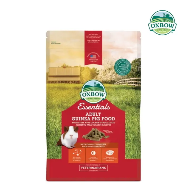 【OXBOW】成年天竺鼠糧 2.25kg/5lbs*2包組(成年天竺鼠飼料)