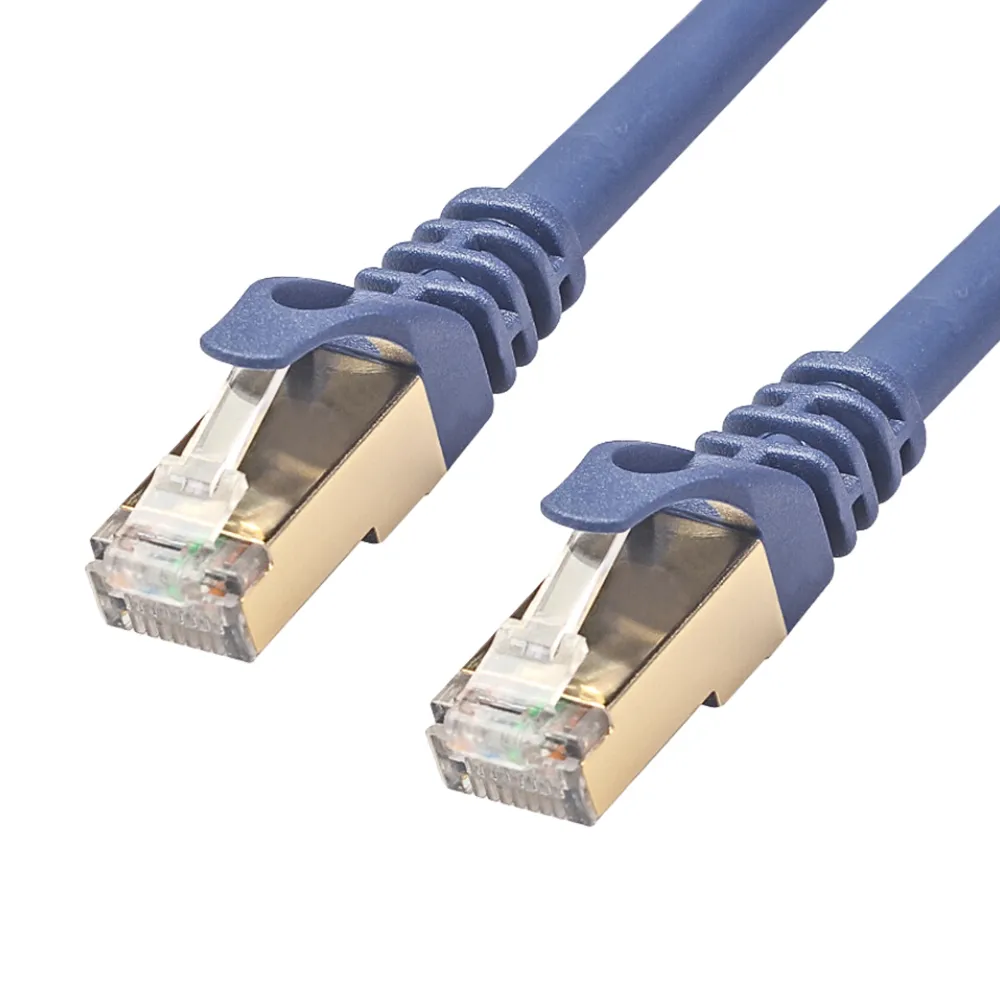 【魔宙】Cat.8 40Gbps 超高速雙屏蔽 純銅線芯網路線 藏青 5M