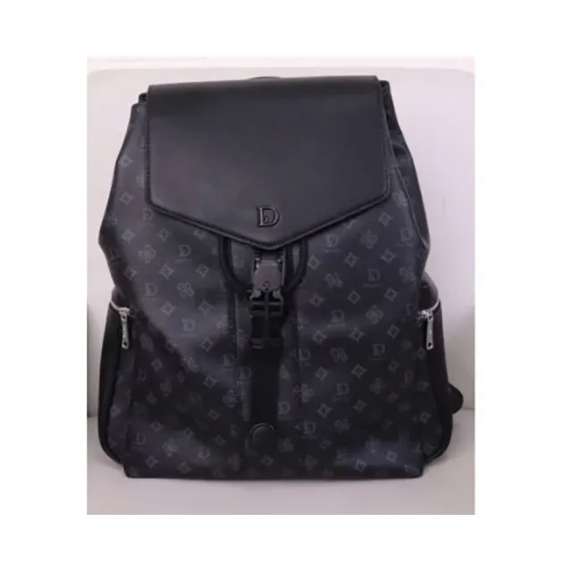 【SNOW.bagshop】雙11 後背包大容量可A4資料夾束口+磁釦蓋式主袋防水防刮皮革