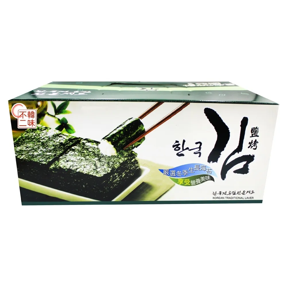 【美式賣場】韓味不二 鹽烤海苔(5g/入*36入)