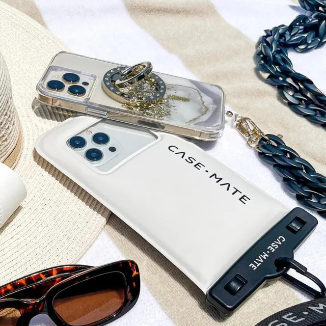 【CASE-MATE】時尚防水漂浮手機袋 L尺寸 - 沙灘白