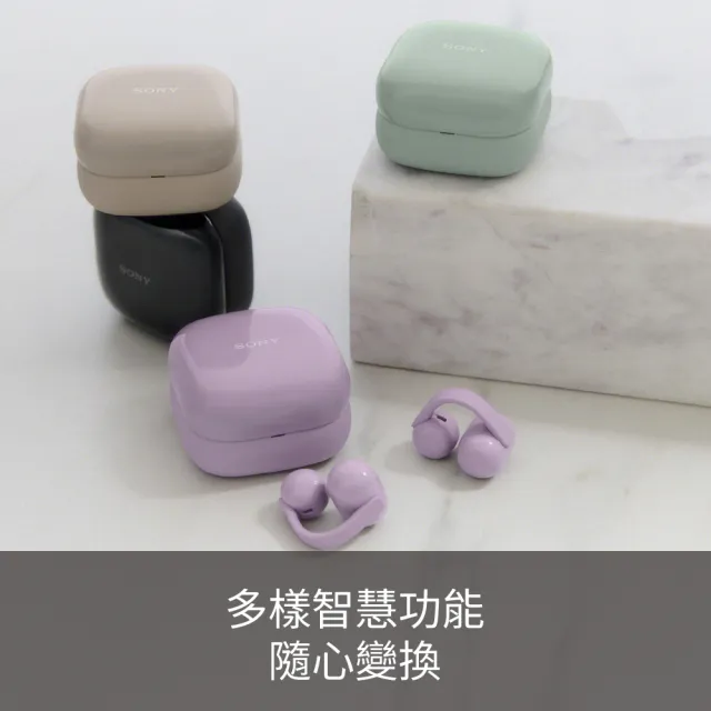 【SONY 索尼】LinkBudsClip 耳夾式真無線耳機 WF-LC900(公司貨 保固12+6個月)