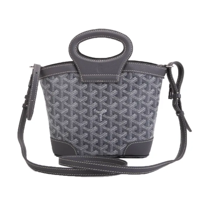 【GOYARD 高雅德】Beluga Mini Bag Y字老花手提斜背包(灰色)