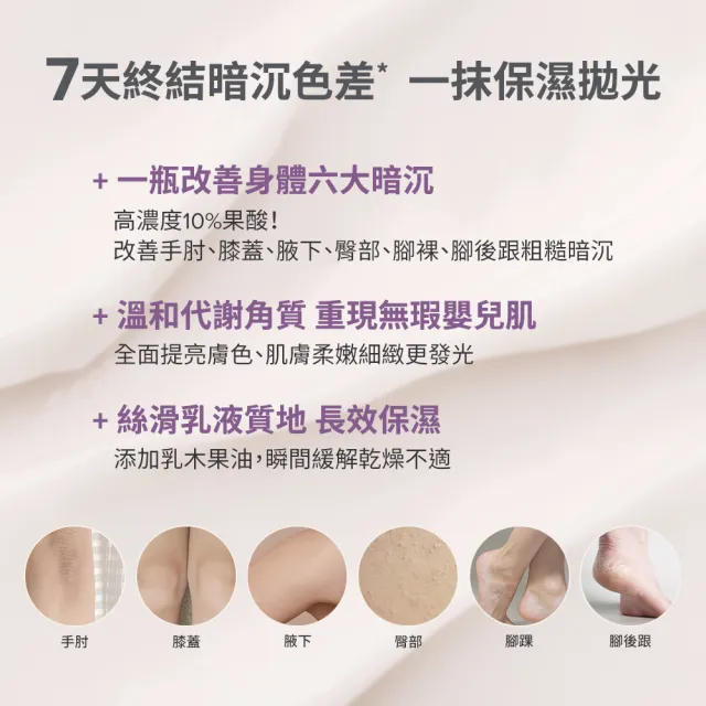 【Paulas Choice 寶拉珍選】10％果酸身體乳210ml 3入組(囤貨超值組)