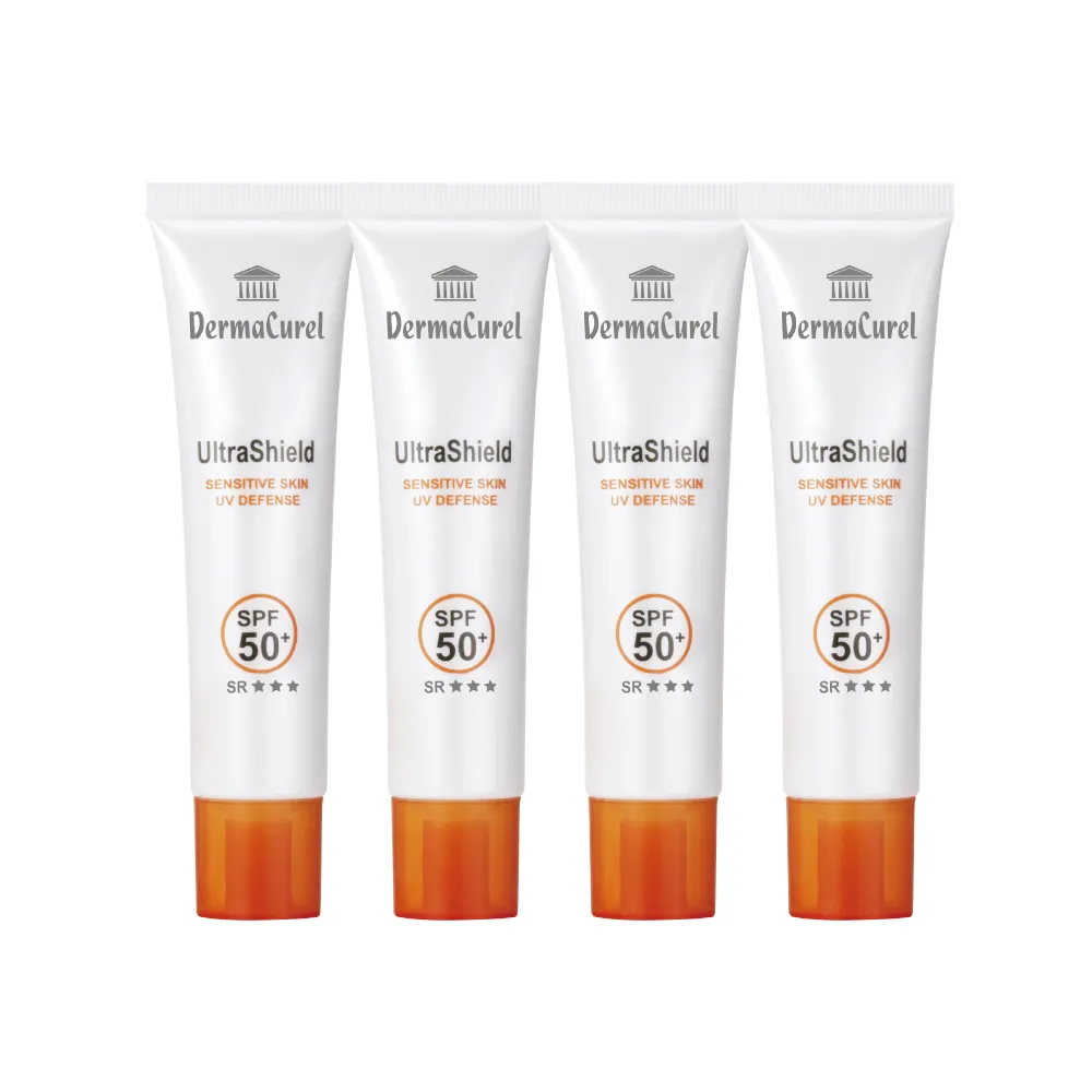 【Dermacurel 德美凱】保濕無瑕防曬乳SPF50+ 40mlX4(物理性防曬、粉膚潤色)