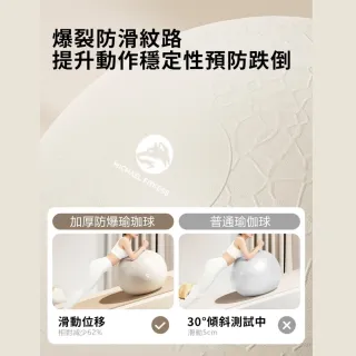 【Michael Fitness 麥克健身】加厚防爆瑜珈球 55cm S號 瑜珈球 抗力球 健身球 核心訓練 居家運動