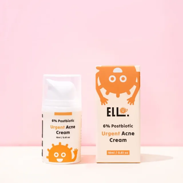【ELLO】益生菌淨痘調理乳霜 Urgent Acne Cream 18ML(益生菌 大型面皰 囊腫痘痘 乳霜)