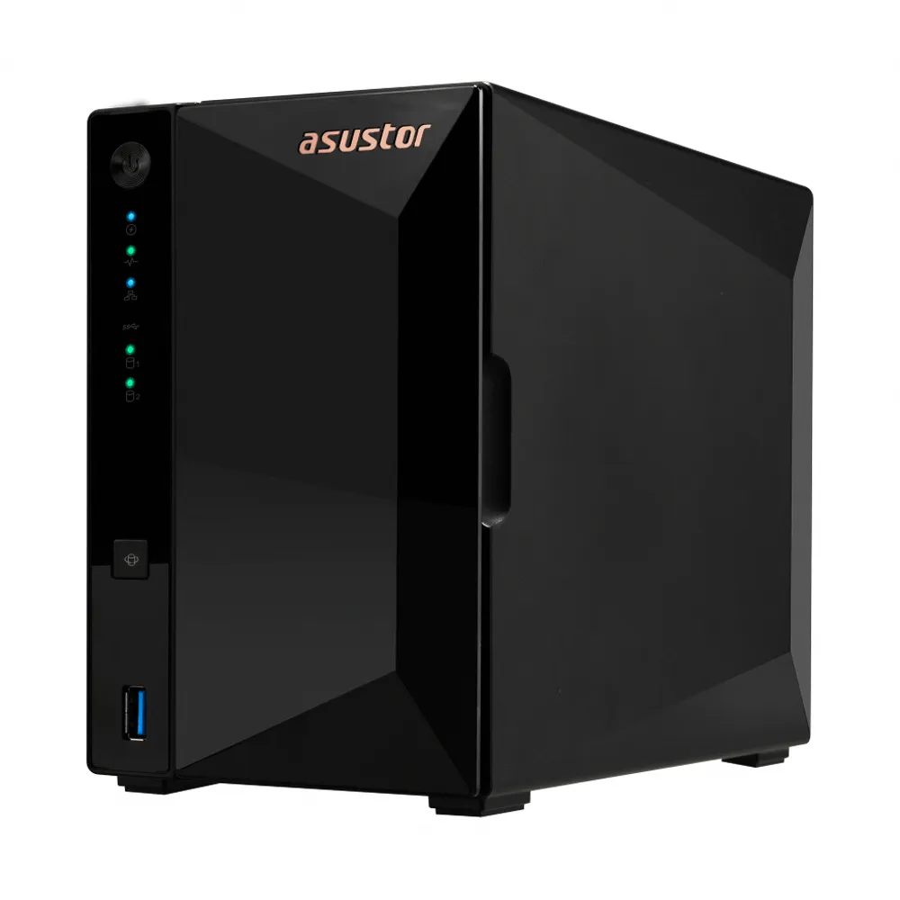 【ASUSTOR 華芸】搭希捷IronWolf 4TBx2★AS3302T v2 2Bay NAS網路儲存伺服器