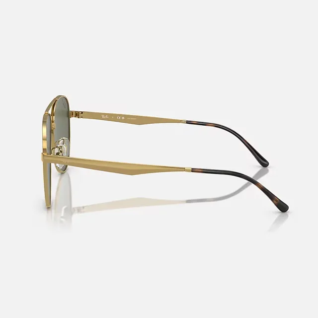 【RayBan 雷朋】雙槓金屬偏光抗UV太陽眼鏡(RB3712D-001/9A 62mm 偏光鏡片)