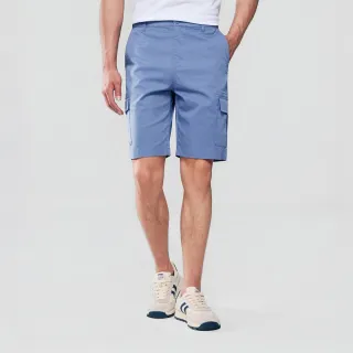 【GIORDANO 佐丹奴】男裝機能涼感工裝冰冰短褲(多色任選)