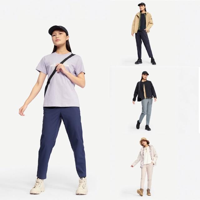 【AIGLE】女 抗UV防潑九分褲｜AG-5P270(抗UV 防曬 防潑水 女褲 彈性褲)