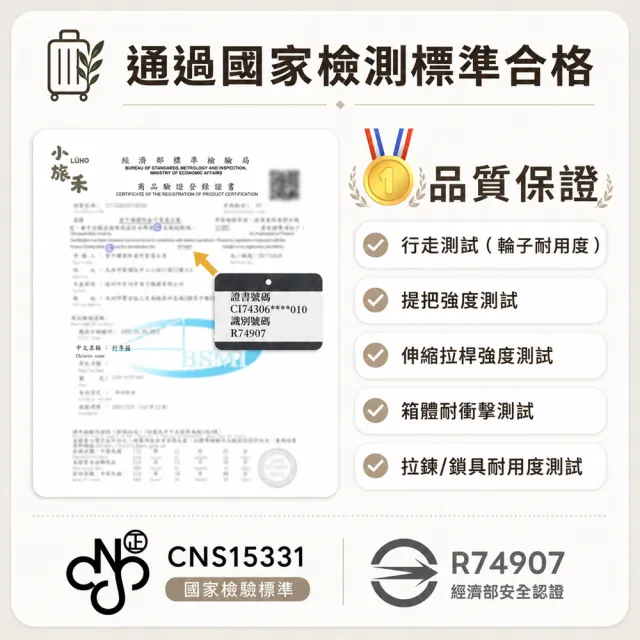 【LUHO 小旅禾】20吋 鋁合金包角前開式行李箱 TSA海關鎖 避震靜音輪 可擴充大容量 登機箱 旅行箱