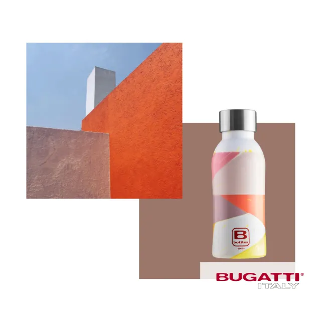 【Bugatti 布加迪】買1送1 義大利 設計師系列 350ml保溫瓶(316醫療級不鏽鋼/任選2色)