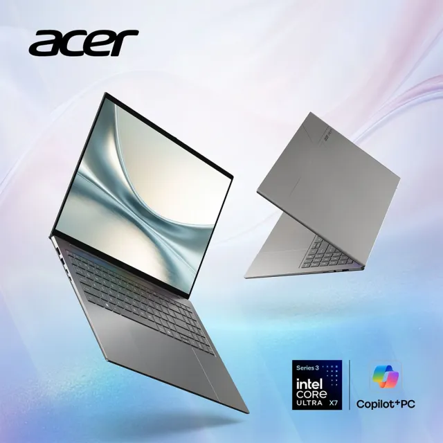 【Acer 宏碁】16吋 Copilot+PC 2.8K OLED輕薄 AI筆電-星岩灰(SF16-71T-72M7/Ultra X7-358H/32G/1TB/W11)